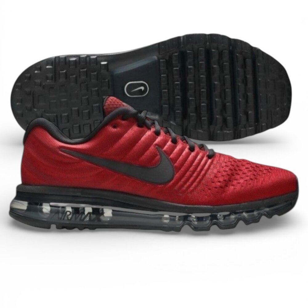 Nike Air Max 2017 Mens Running Shoes Red/Black 849559 603 NEW
